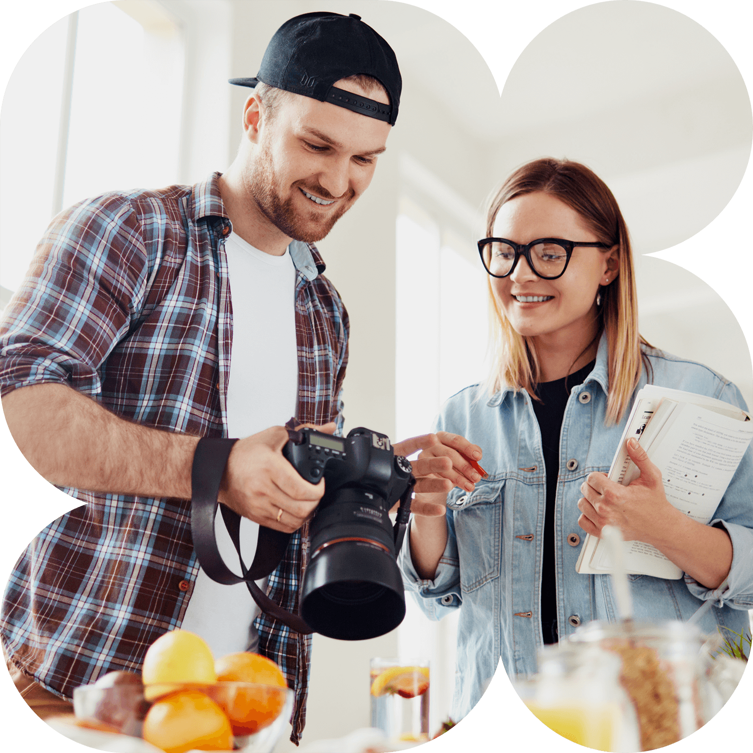 Fotografen bei der Arbeit.